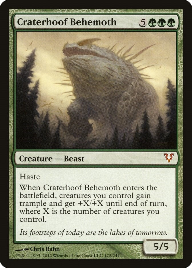 Craterhoof Behemoth (172) (AVR)