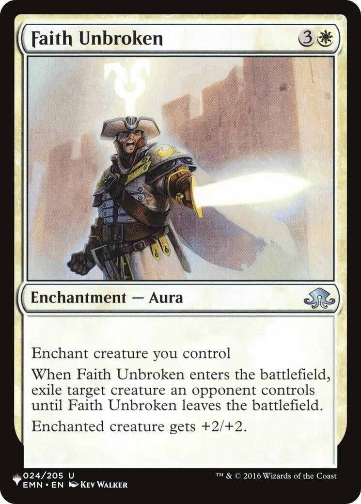 Faith Unbroken (024/205) (LIST)