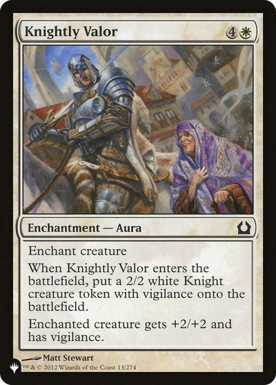 Knightly Valor (13/274) (LIST)