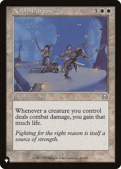 Noble Purpose (32/350) (LIST)