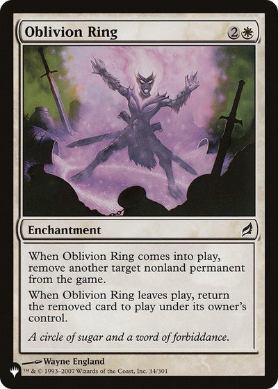 Oblivion Ring (34/301) (LIST)