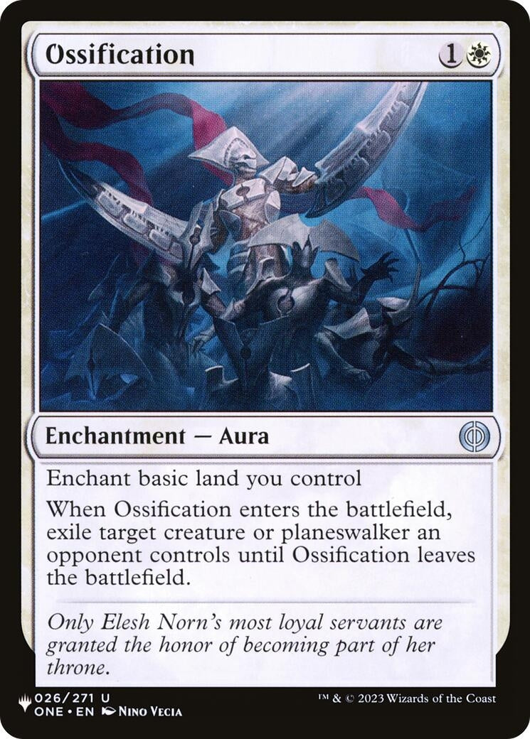 Ossification (026/271) (LIST)