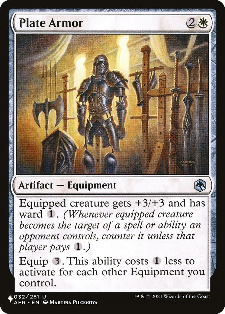 Plate Armor (032/281) (LIST)