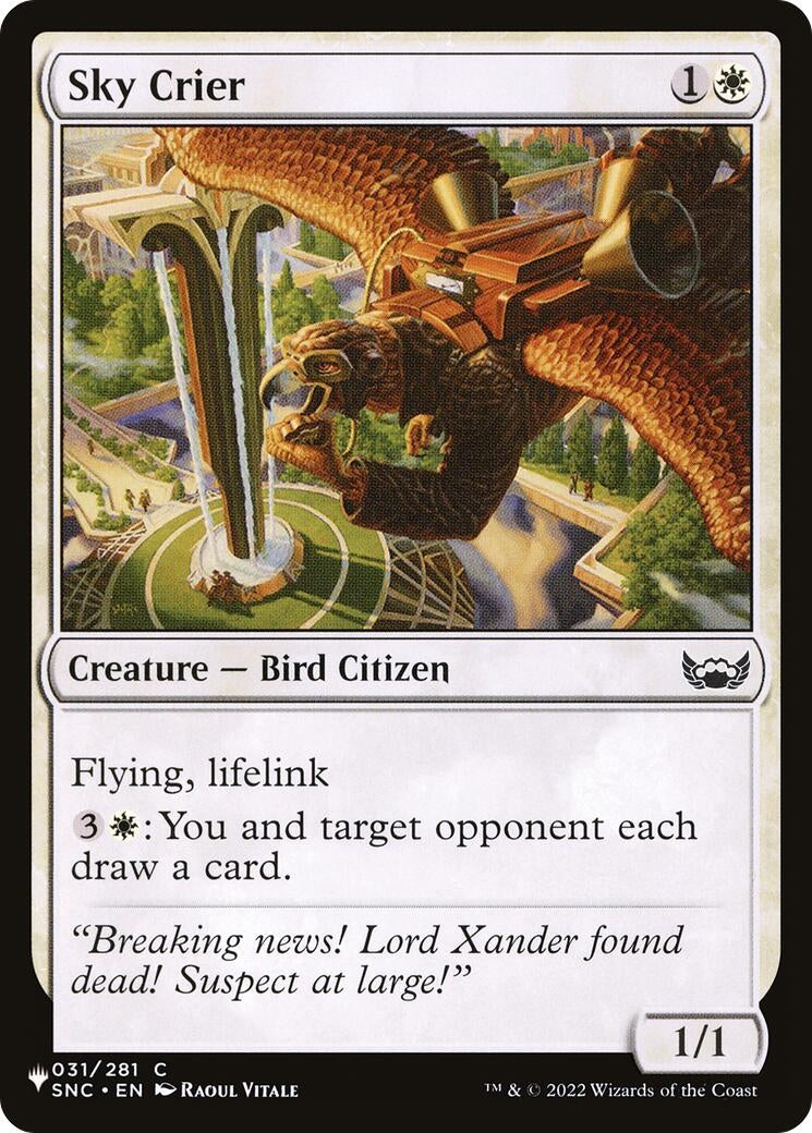 Sky Crier (031/281) (LIST)