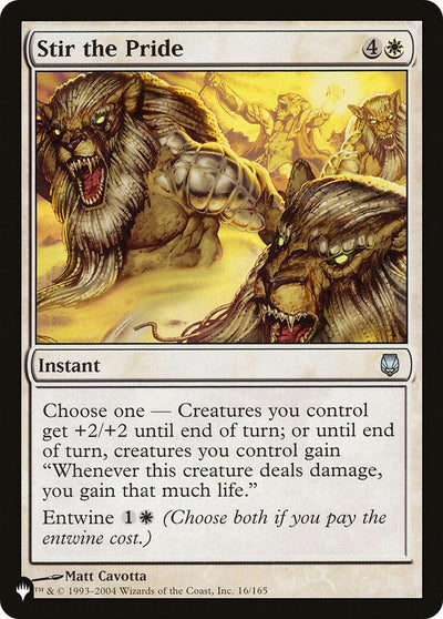 Stir the Pride (16/165) (LIST)