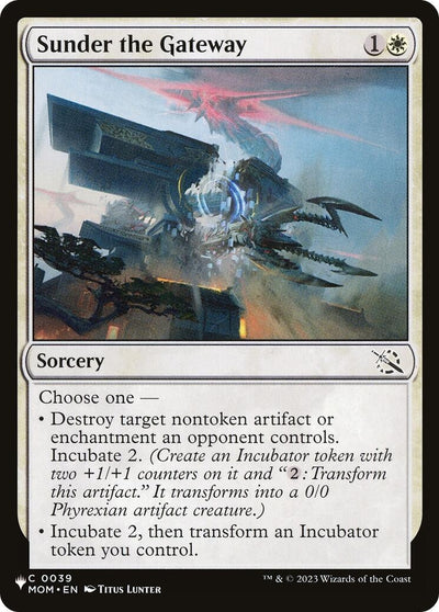 Sunder the Gateway (0039) (LIST)