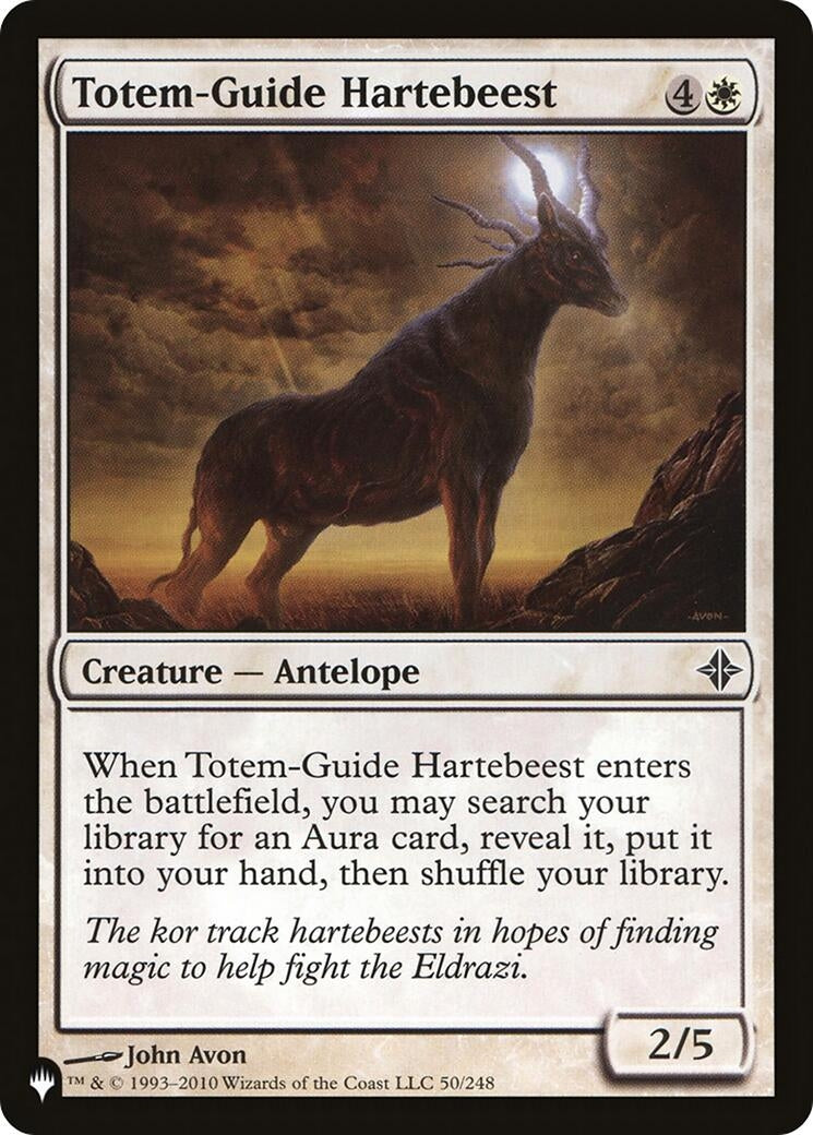 Totem-Guide Hartebeest (50/248) (LIST)