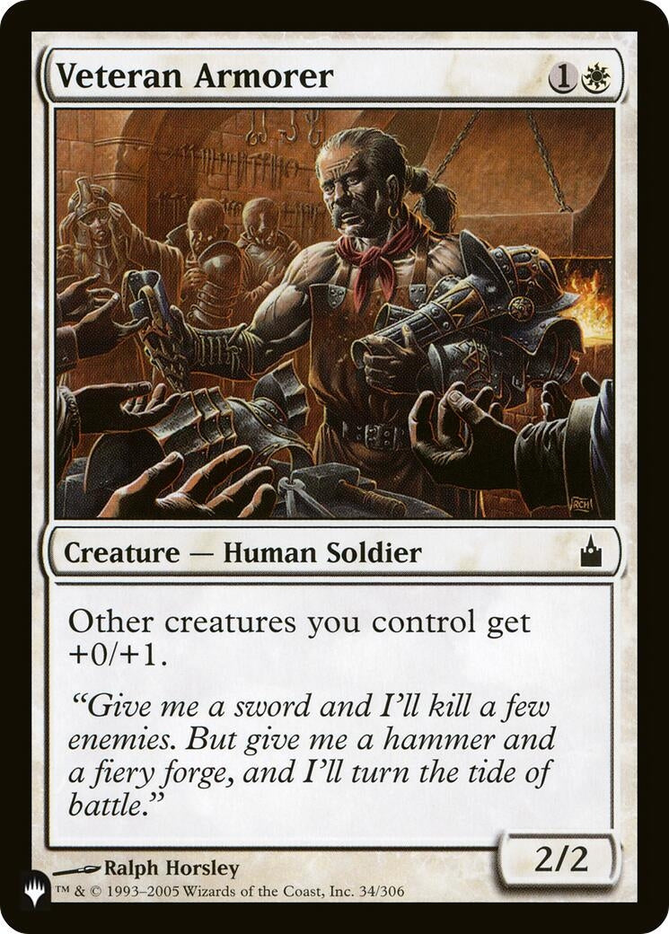 Veteran Armorer (34/306) (LIST)