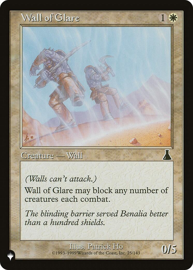 Wall of Glare (25/143) (LIST)