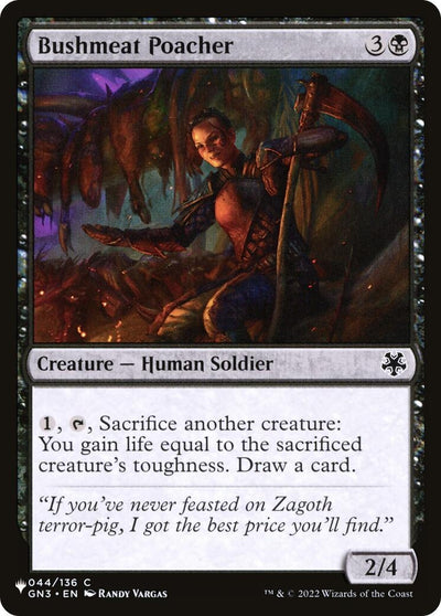 Bushmeat Poacher (044/136) (LIST)