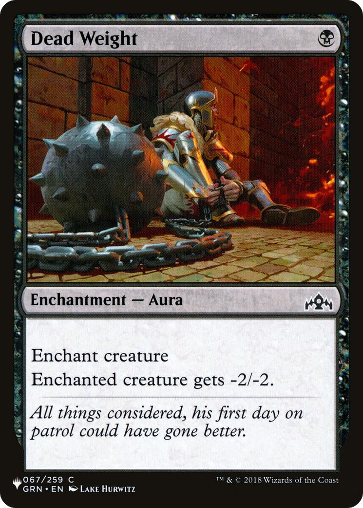 Dead Weight (067/259) (LIST)