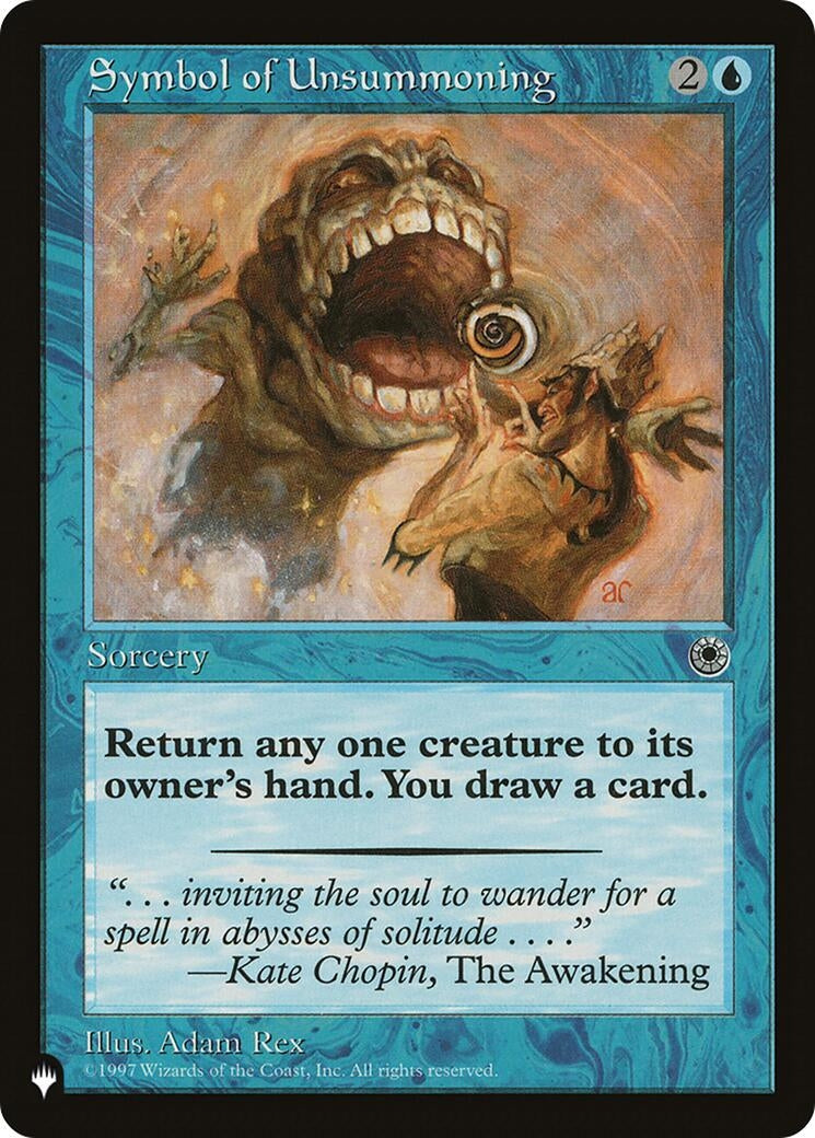 Symbol of Unsummoning (LIST)