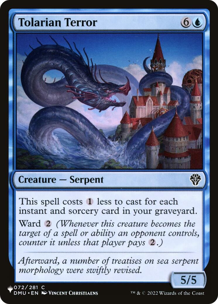 Tolarian Terror (072/281) (LIST)