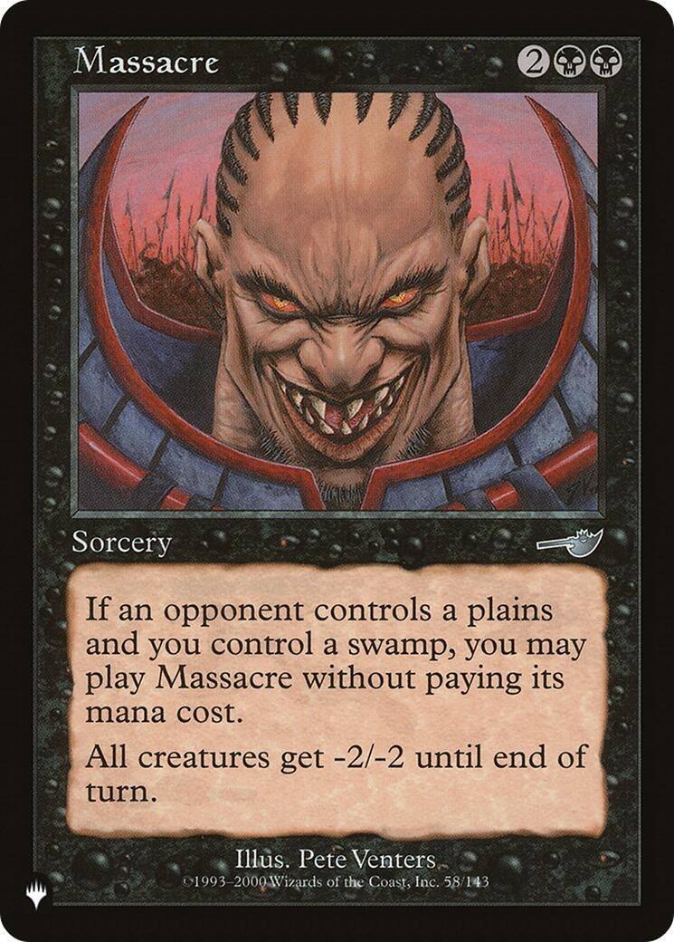 Massacre (58/143) (LIST)