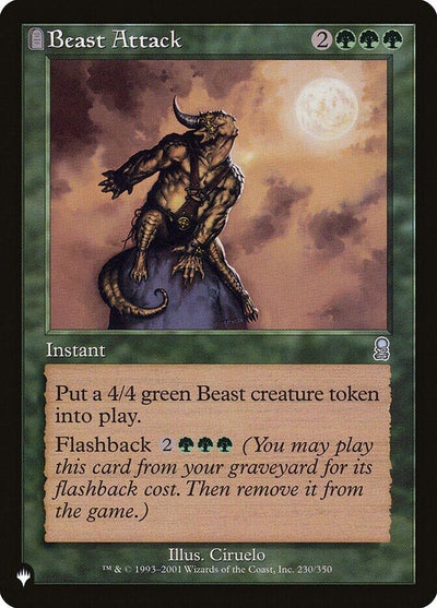 Beast Attack (230/350) (LIST)