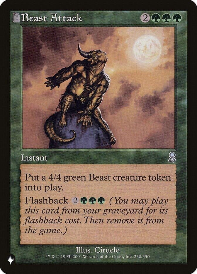 Beast Attack (230/350) (LIST)