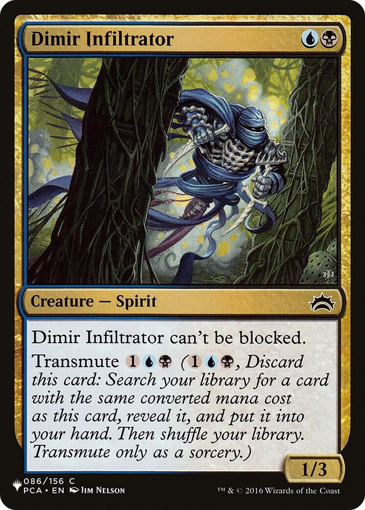 Dimir Infiltrator (086/156) (LIST)