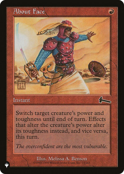 About Face (73/143) (LIST)