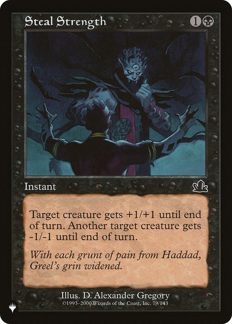 Steal Strength (79/143) (LIST)