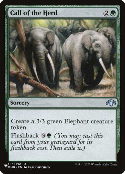 Call of the Herd (153/261) (LIST)