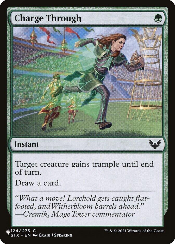 Charge Through (124/275) (LIST)