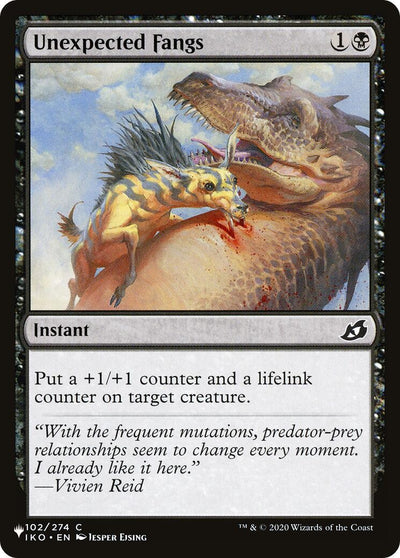 Unexpected Fangs (102/274) (LIST)