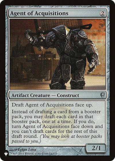 Agent of Acquisitions (54/210) (LIST)