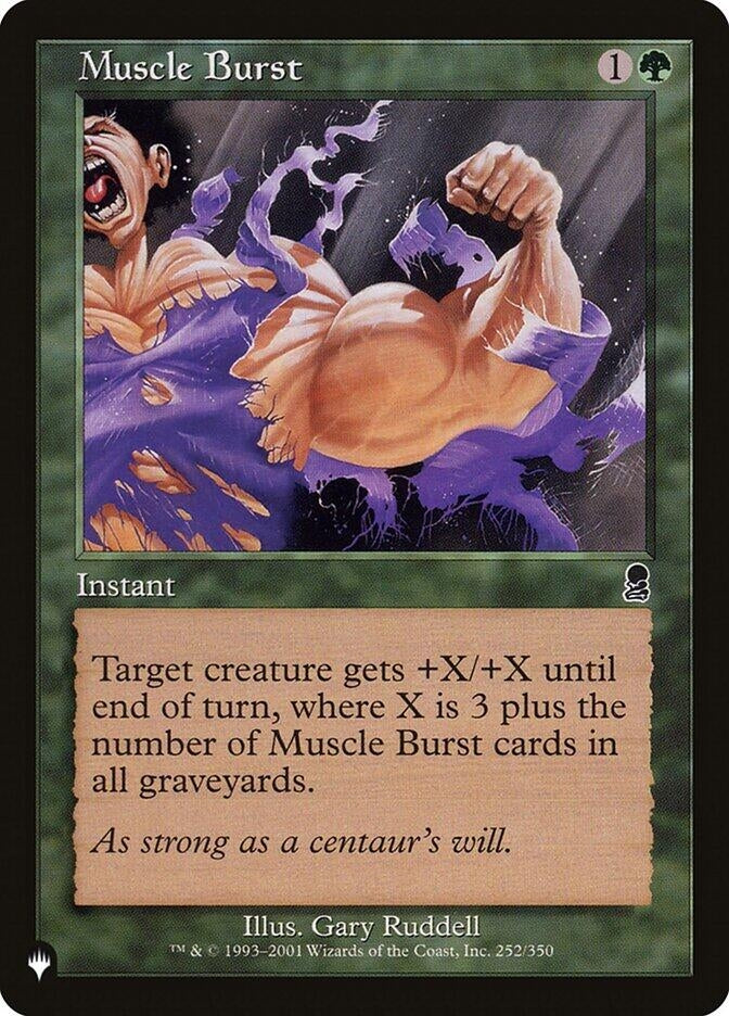 Muscle Burst (252/350) (LIST)