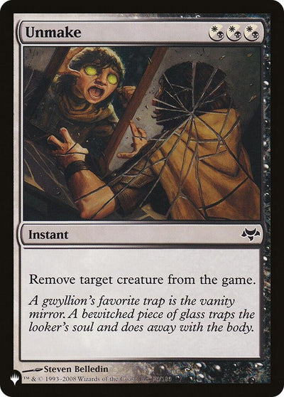 Unmake (96/180) (LIST)