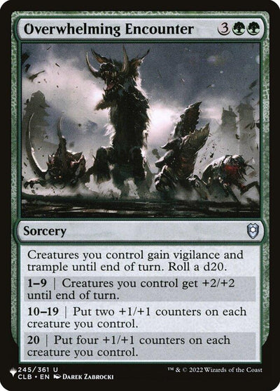 Overwhelming Encounter (245/361) (LIST)