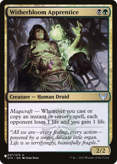 Witherbloom Apprentice (247/275) (LIST)