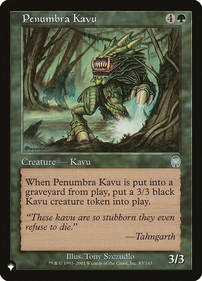 Penumbra Kavu (83/143) (LIST)