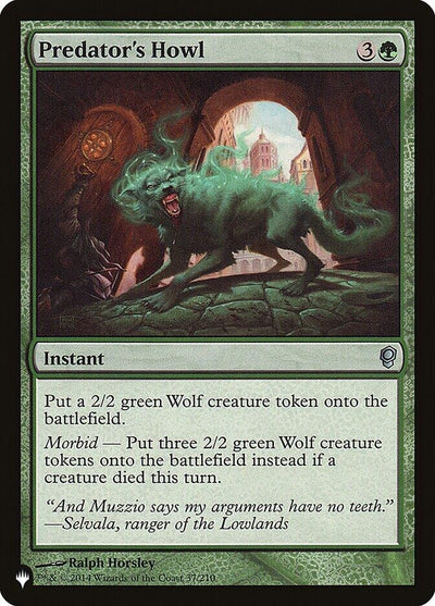 Predator's Howl (37/210) (LIST)