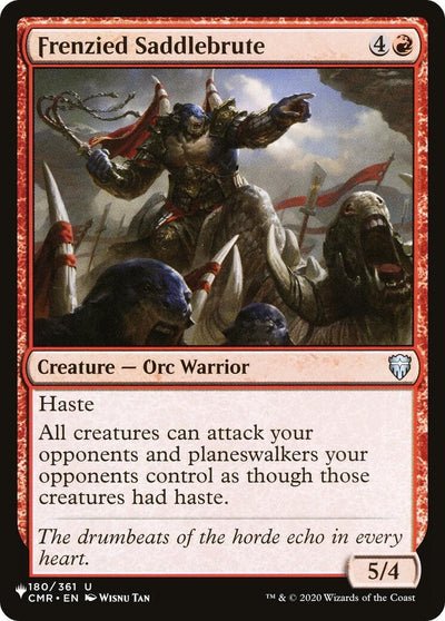 Frenzied Saddlebrute (180/361) (LIST)