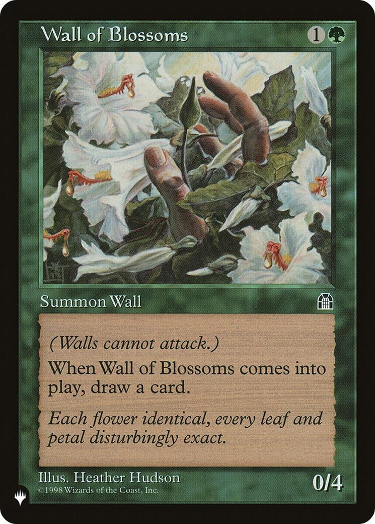 Wall of Blossoms (LIST)
