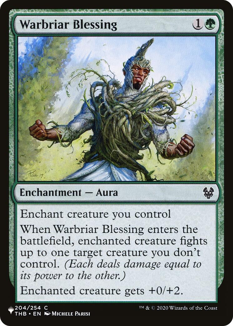 Warbriar Blessing (204/254) (LIST)