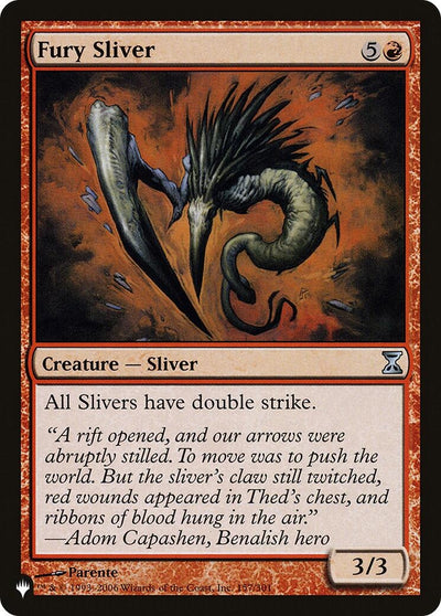 Fury Sliver (157/301) (LIST)