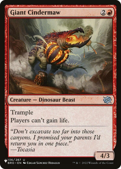 Giant Cindermaw (136/012) (LIST)