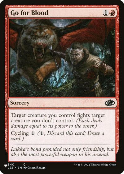 Go for Blood (540/051) (LIST)
