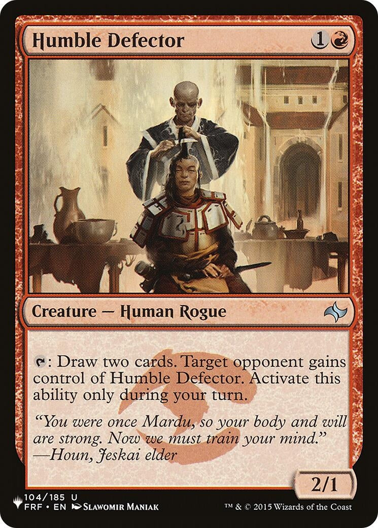 Humble Defector (104/185) (LIST)