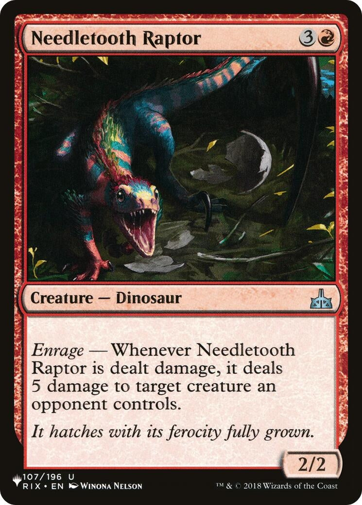 Needletooth Raptor (107/196) (LIST)
