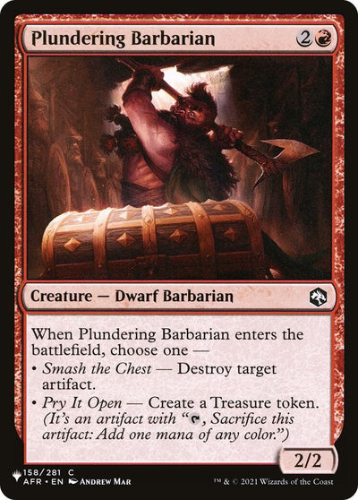 Plundering Barbarian (158/281) (LIST)