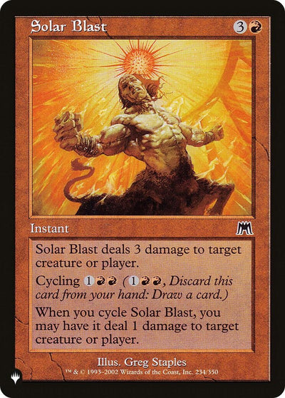 Solar Blast (234/350) (LIST)