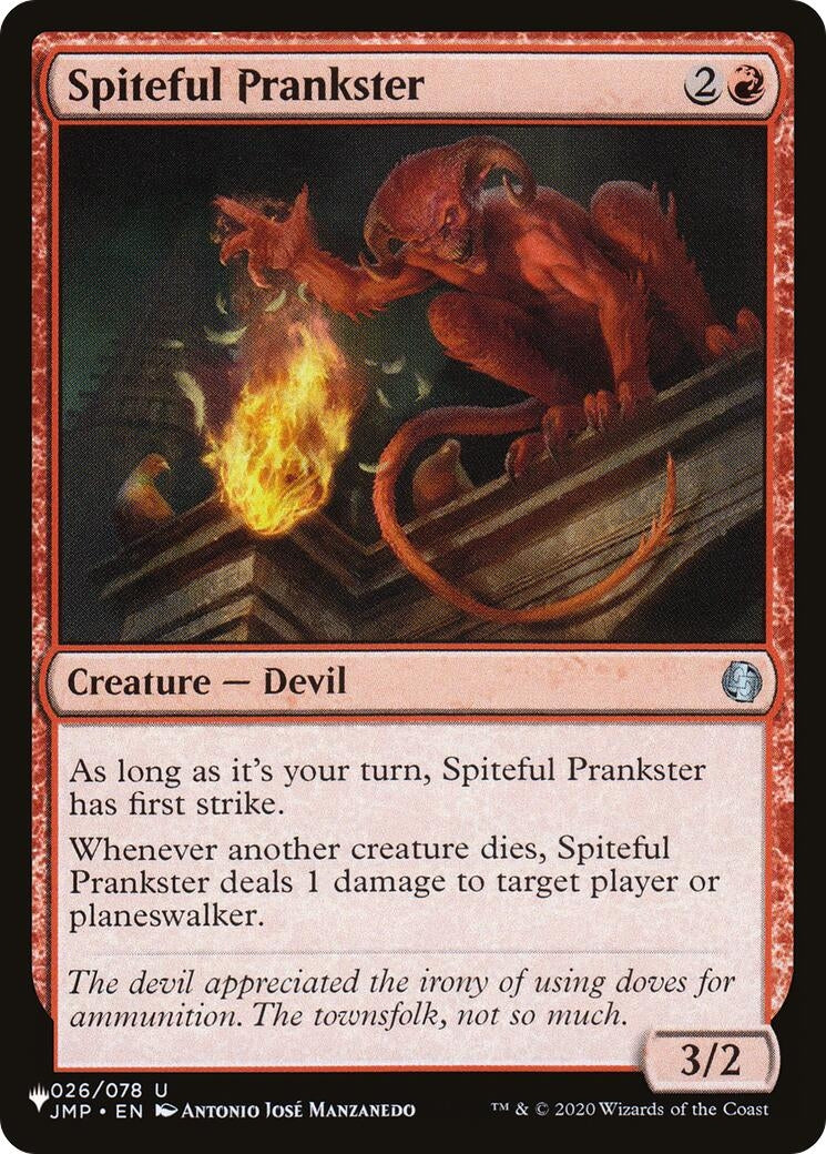 Spiteful Prankster (026/078) (LIST)