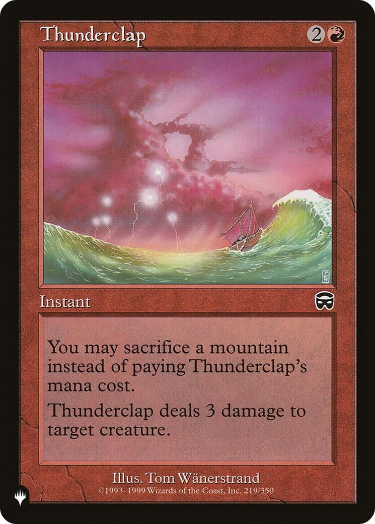 Thunderclap (219/350) (LIST)
