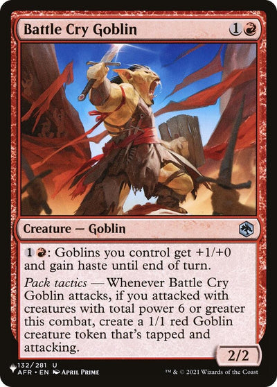 Battle Cry Goblin (132/281) (LIST)