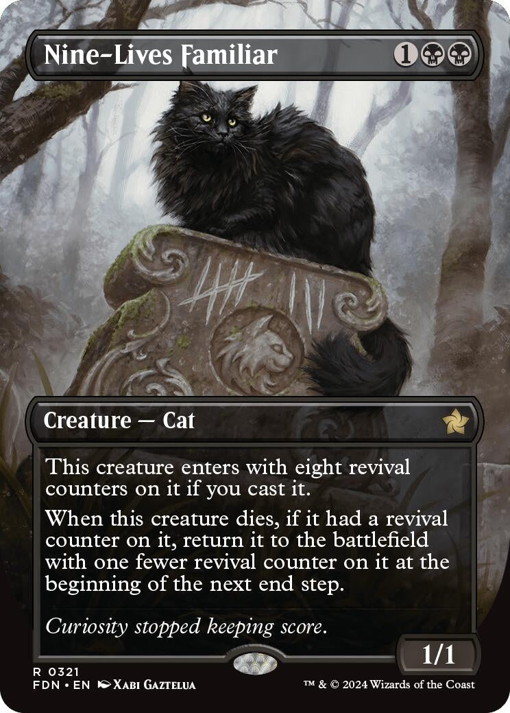 Nine-Lives Familiar (Borderless) (321) (FDN)