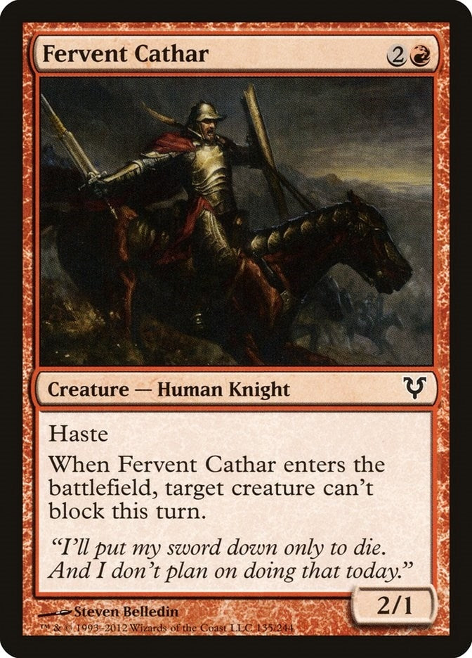 Fervent Cathar (135) (AVR)