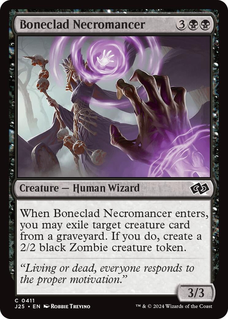 Boneclad Necromancer (411) (J25)