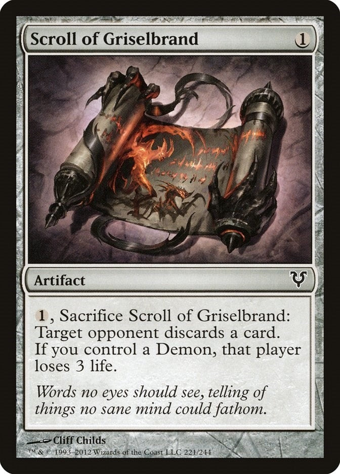 Scroll of Griselbrand (221) (AVR)